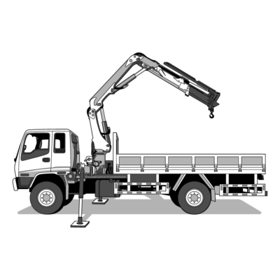 Ausbildung Lastwagenladekran