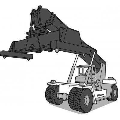 Staplerkurs Reach-Stacker Kategorie R4